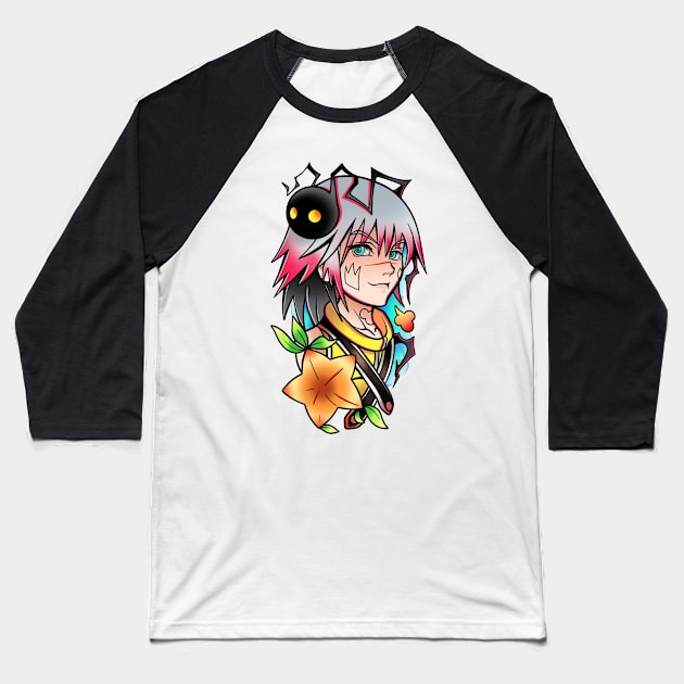 riku Baseball T-Shirt by Stephanie Francoeur Art